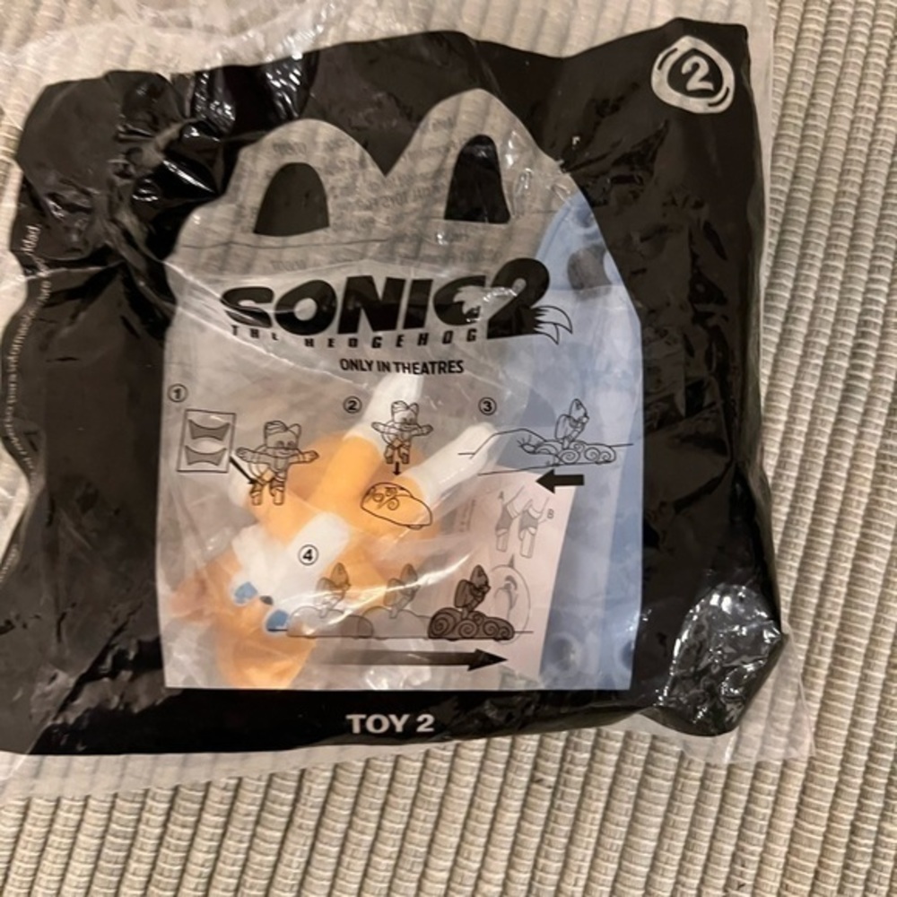 2022 McDonald's Happy Meal Toys Sonic 2 Movie New Sealed Toys #2
